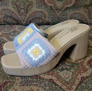 No Boundaries Crochet Heels